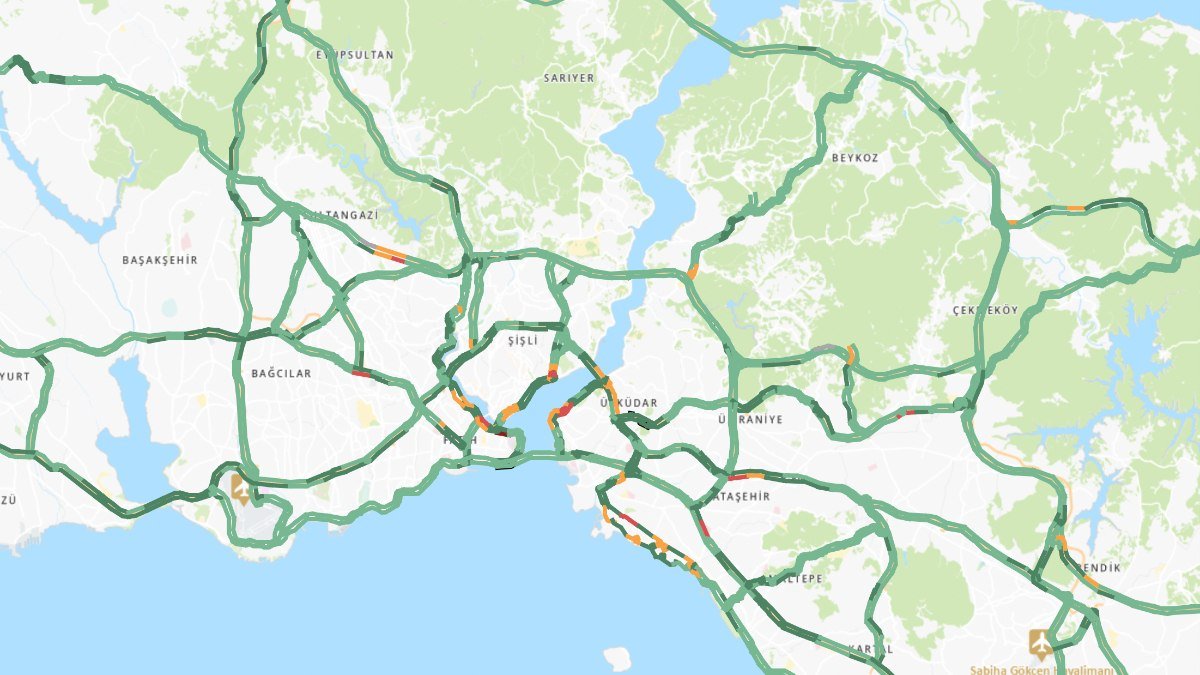 İstanbul’da yollar boş kaldı